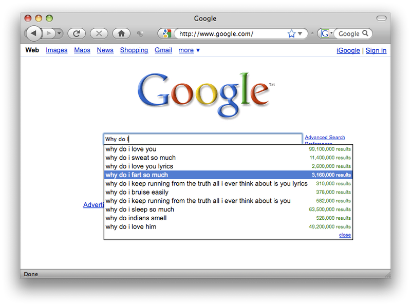 Illustration for article titled Google Proves Humanity Is Sick and Sad, Yet Absolutely Hilarious